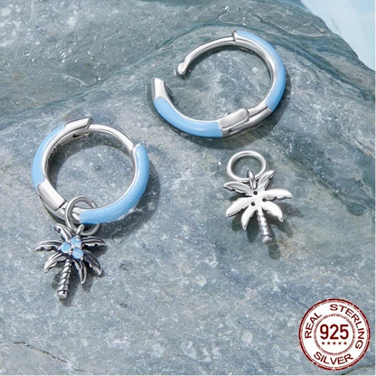 Tropical Palm Earrings