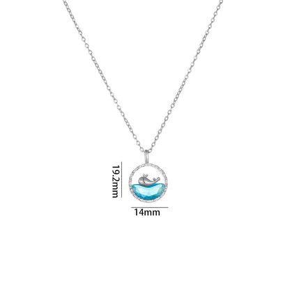 Blue Whale Necklace