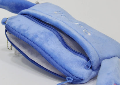 Blue Alien Plush Pouch