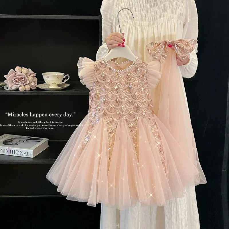 Shimmer Tulle Dress