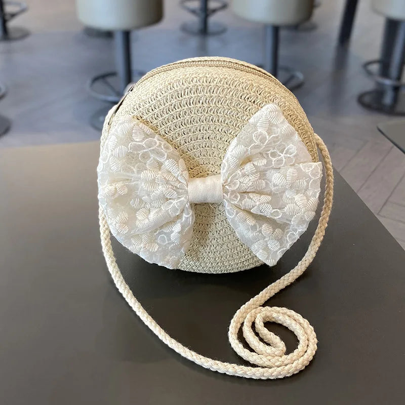 Princess Elegant Summer Hat & Bag Set for Girls