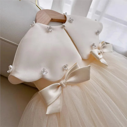 Ivory Pearl Petal Dress