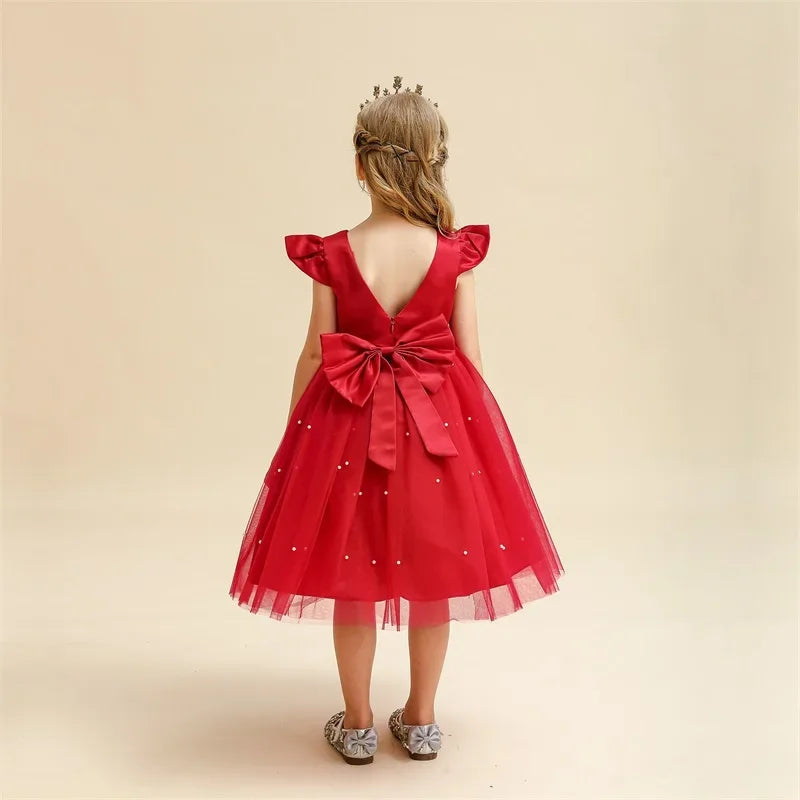 Alice Red Girls’ Party Dress