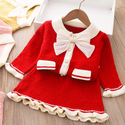 Classic Red Outfit for Girls