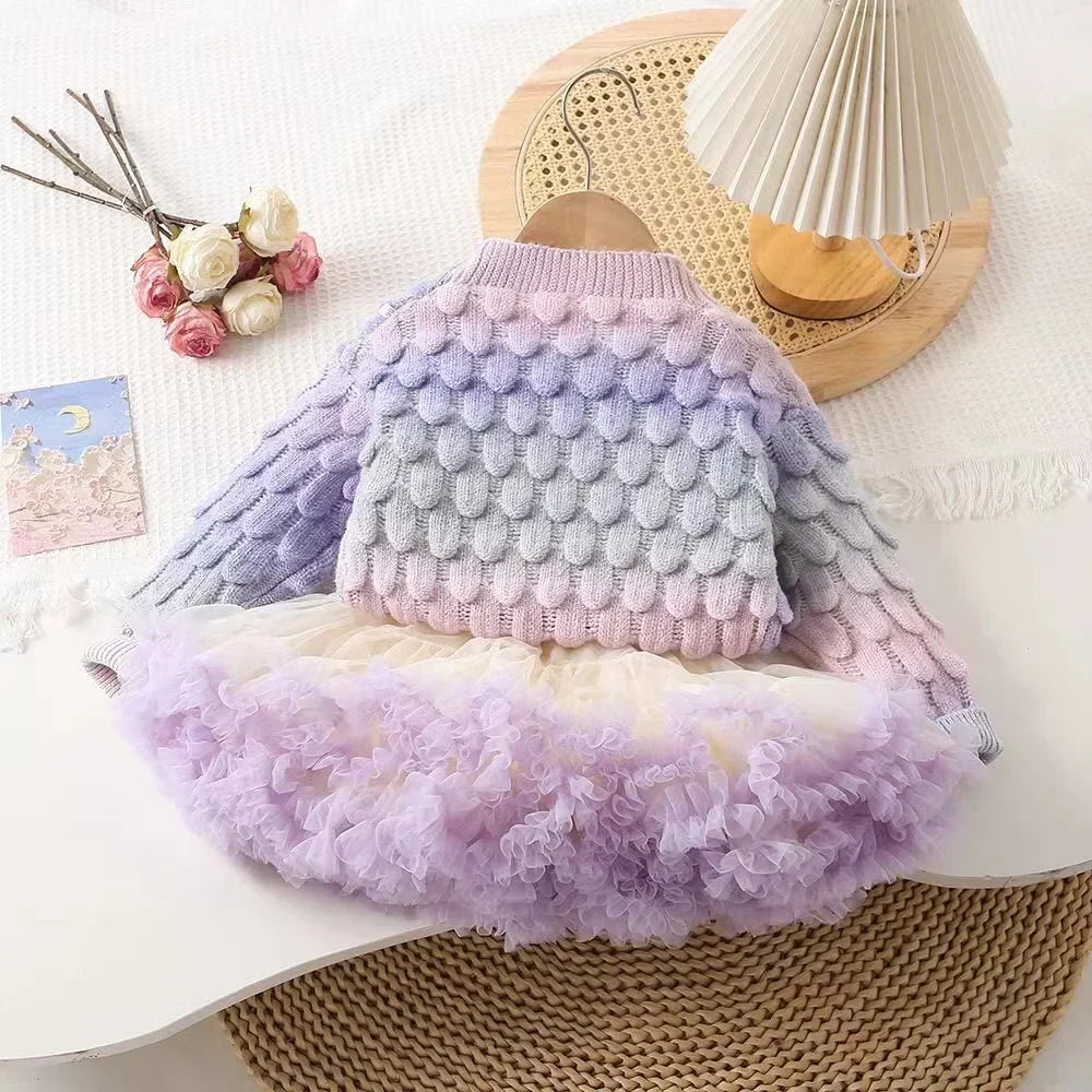 Luisa Knit & Tulle Girls' Set