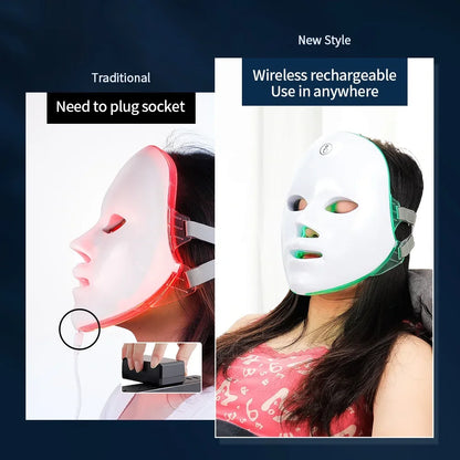 AuraLuz — Máscara Facial LED 7 Cores