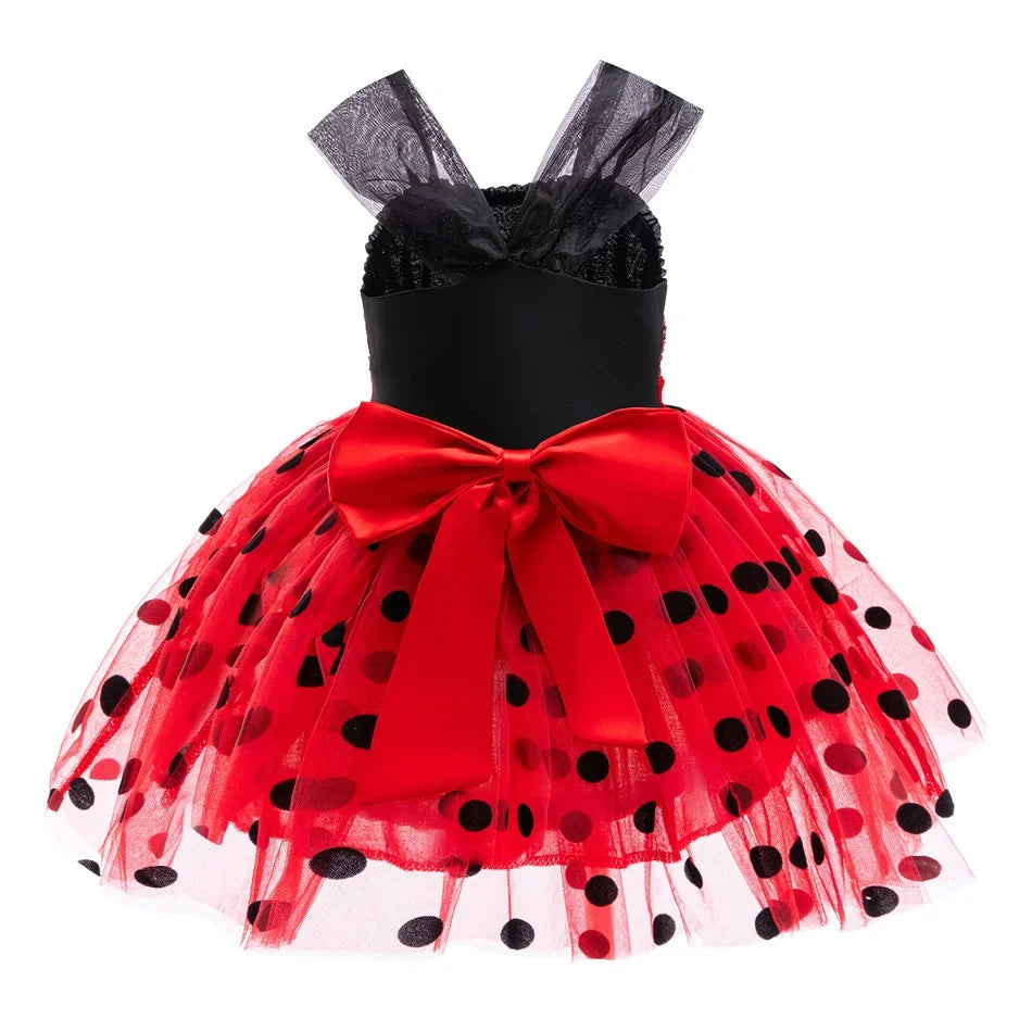 Red Polka Dot Hero Costume Complete Set with Accessories
