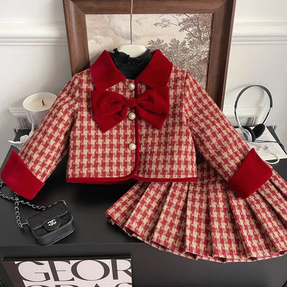 Royal Tartan Bow Set