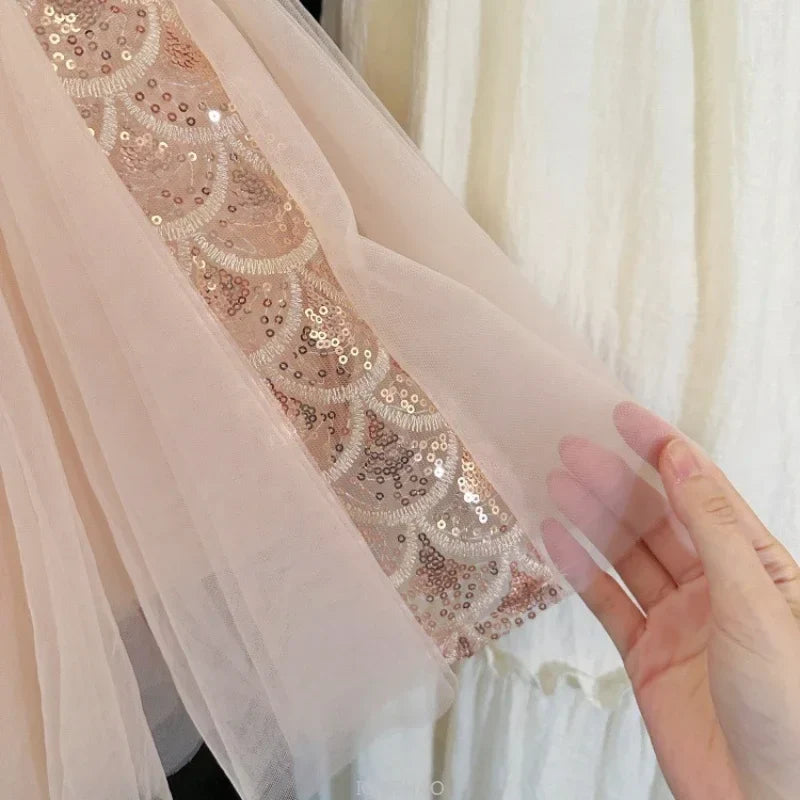 Shimmer Tulle Dress