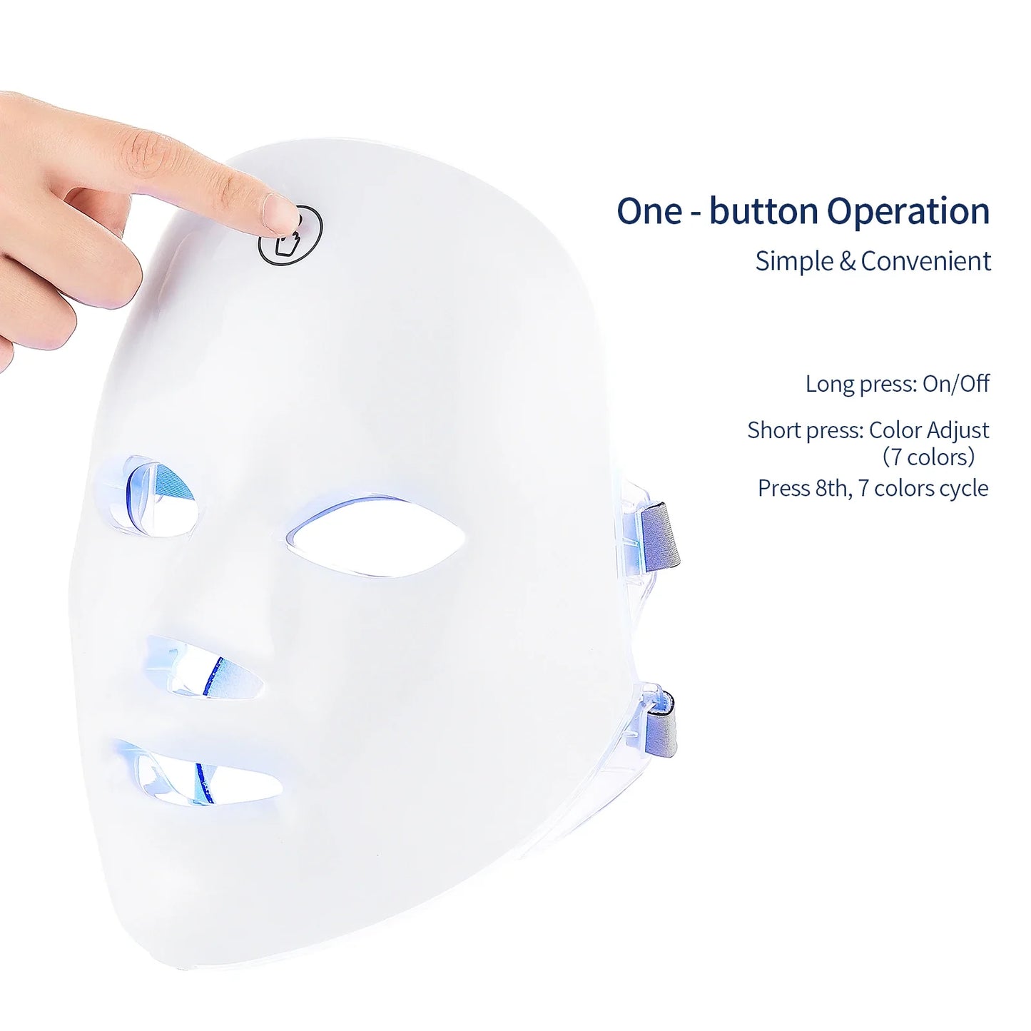 AuraLuz — Máscara Facial LED 7 Cores