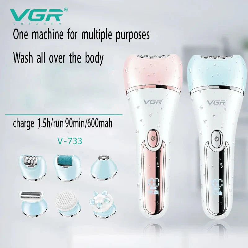 VGR Women's Epilator Shaver Set - product view 3