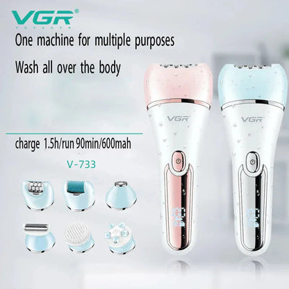 VGR Women's Epilator Shaver Set - product view 3
