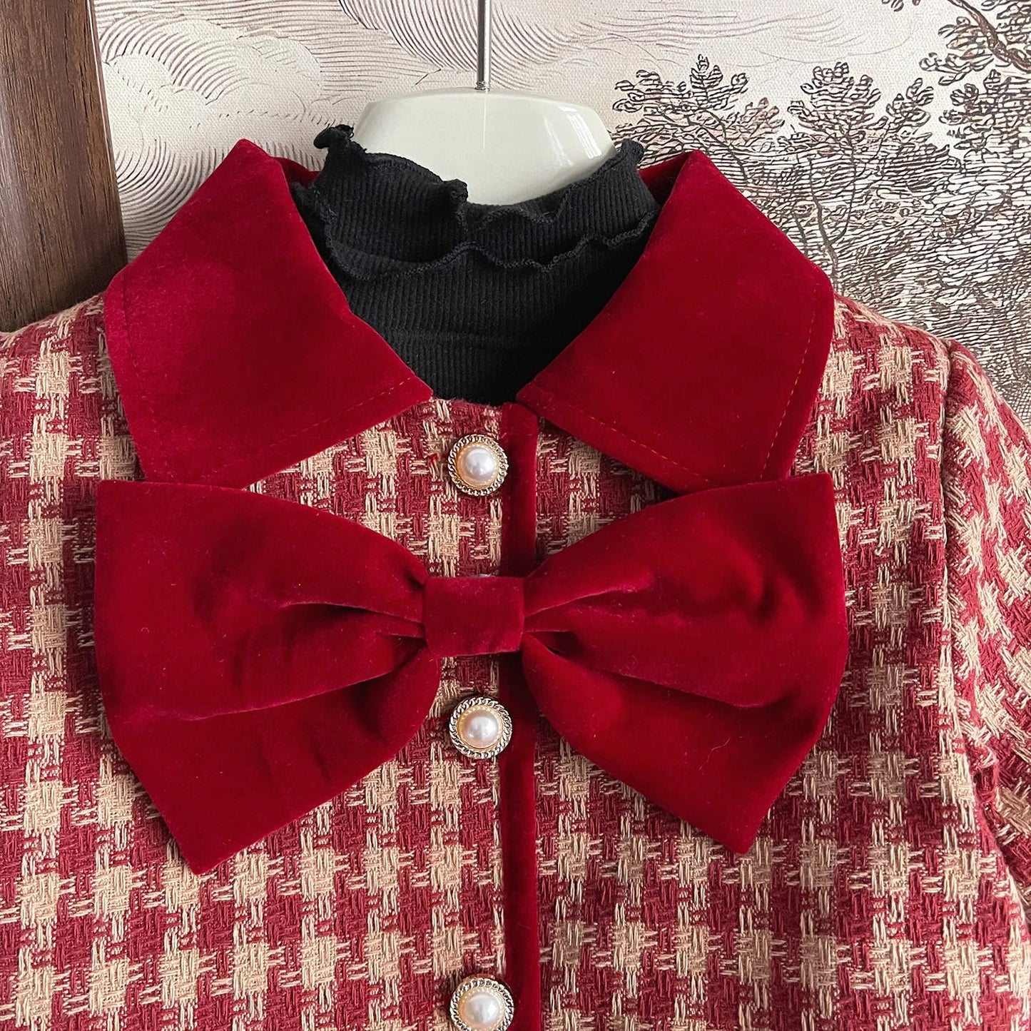 Royal Tartan Bow Set