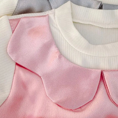 Baby Girl Pink Tulle Dress with Bow