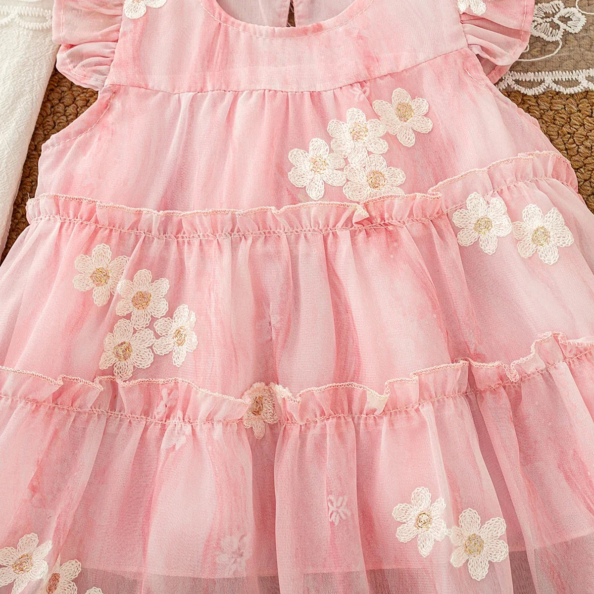 Girls’ Dress Floral Tulle