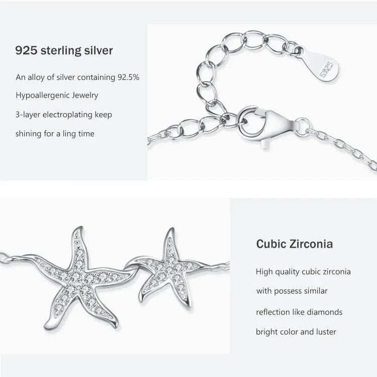 Shimmering Starfish Bracelet