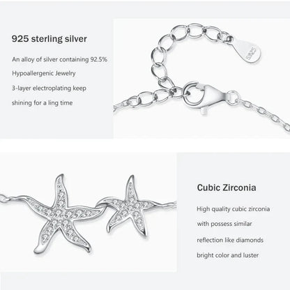 Shimmering Starfish Bracelet