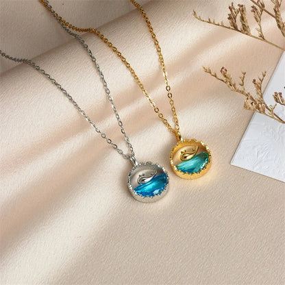 Blue Whale Necklace