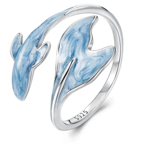 Blue Guppy Ring
