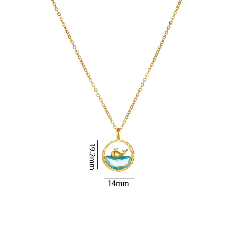 Blue Whale Necklace