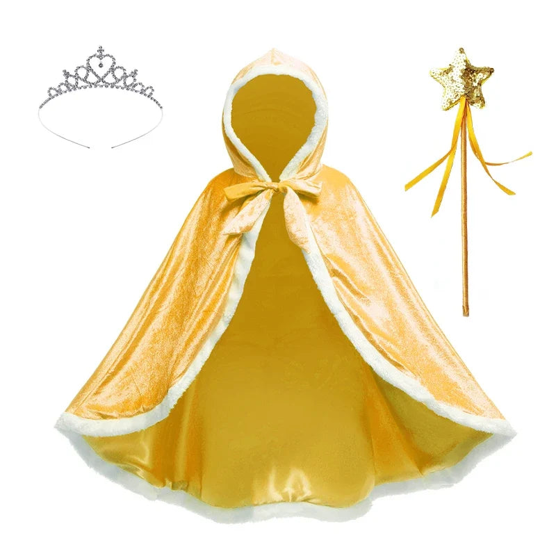 Enchanted Velvet Princess Cape Set