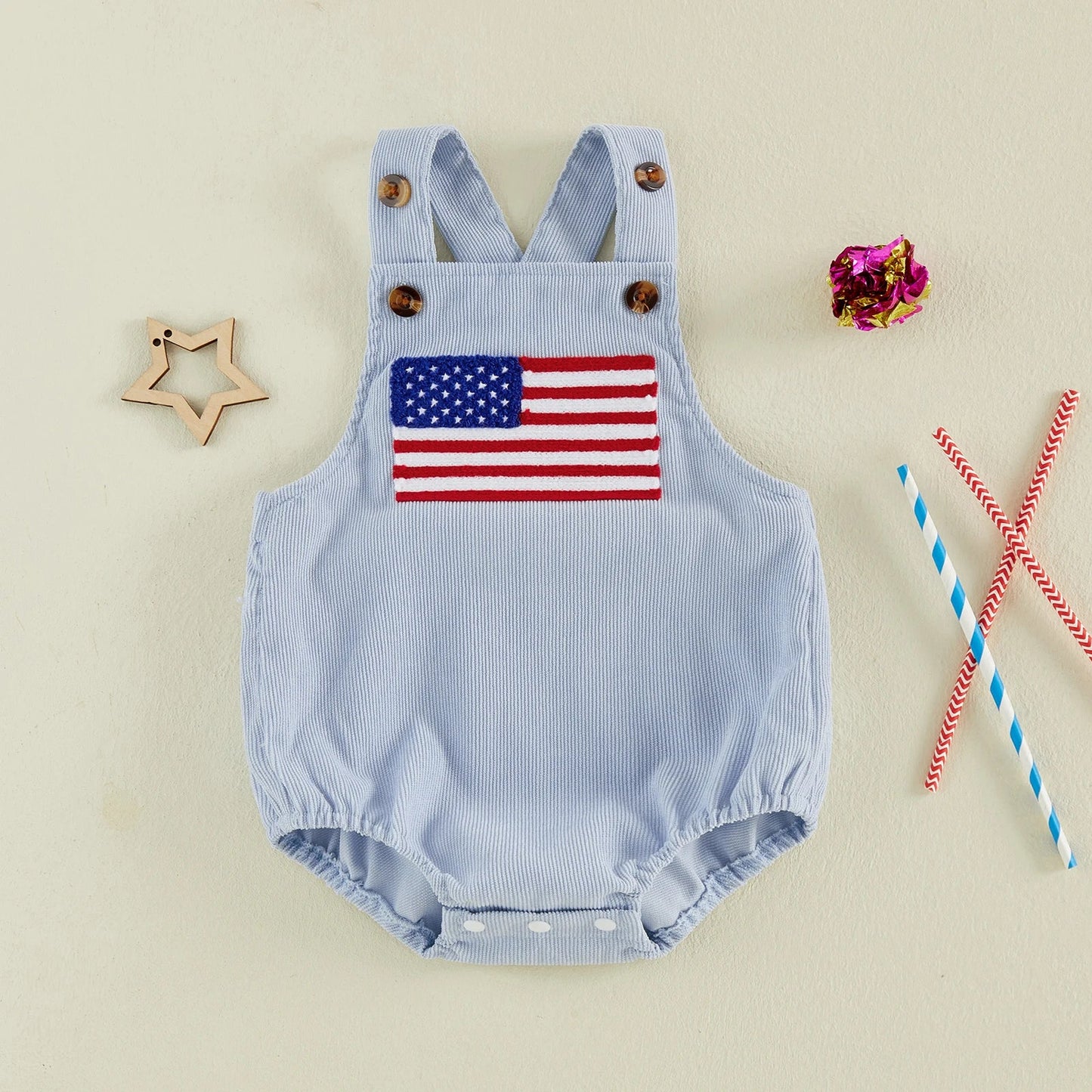 Old Glory Heirloom Bubble Romper
