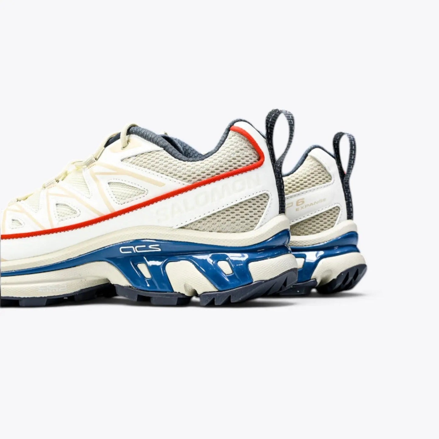 Salomon XT-6 Vanilla Ice/Bleached Sand/Red Orange