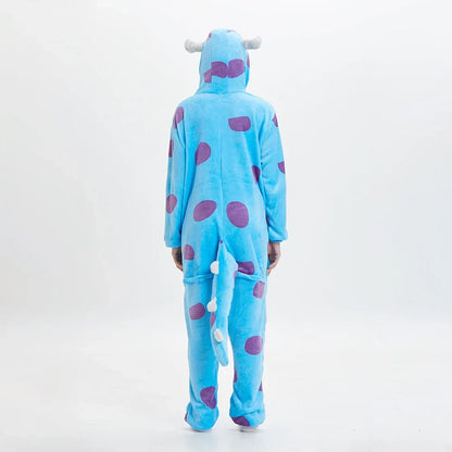 Blue Monster Kigurumi for Mom and Child