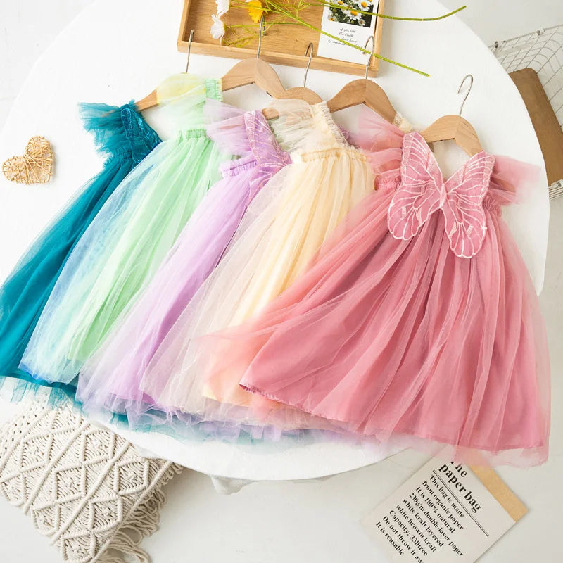 Sophia Fairy Wings Kids' Dress – Fairy Collection