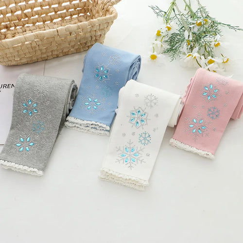 Frosty Sparkle Winter Leggings