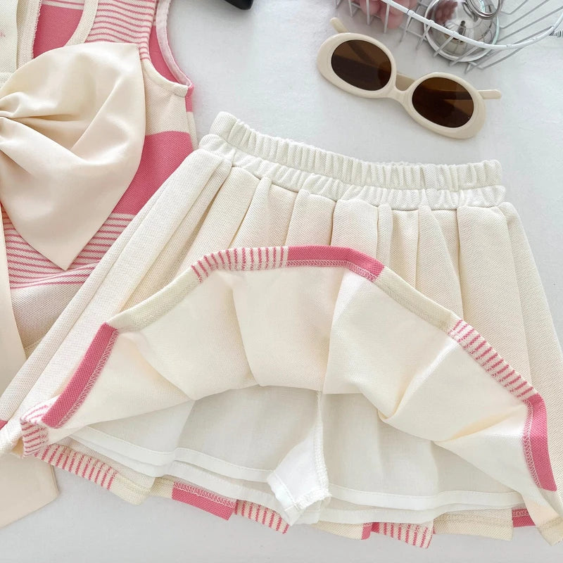 Heart Bow Girls Set