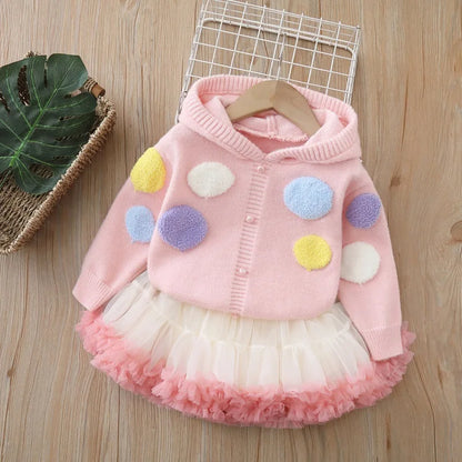 Bubblegum Dots 2-Piece Set