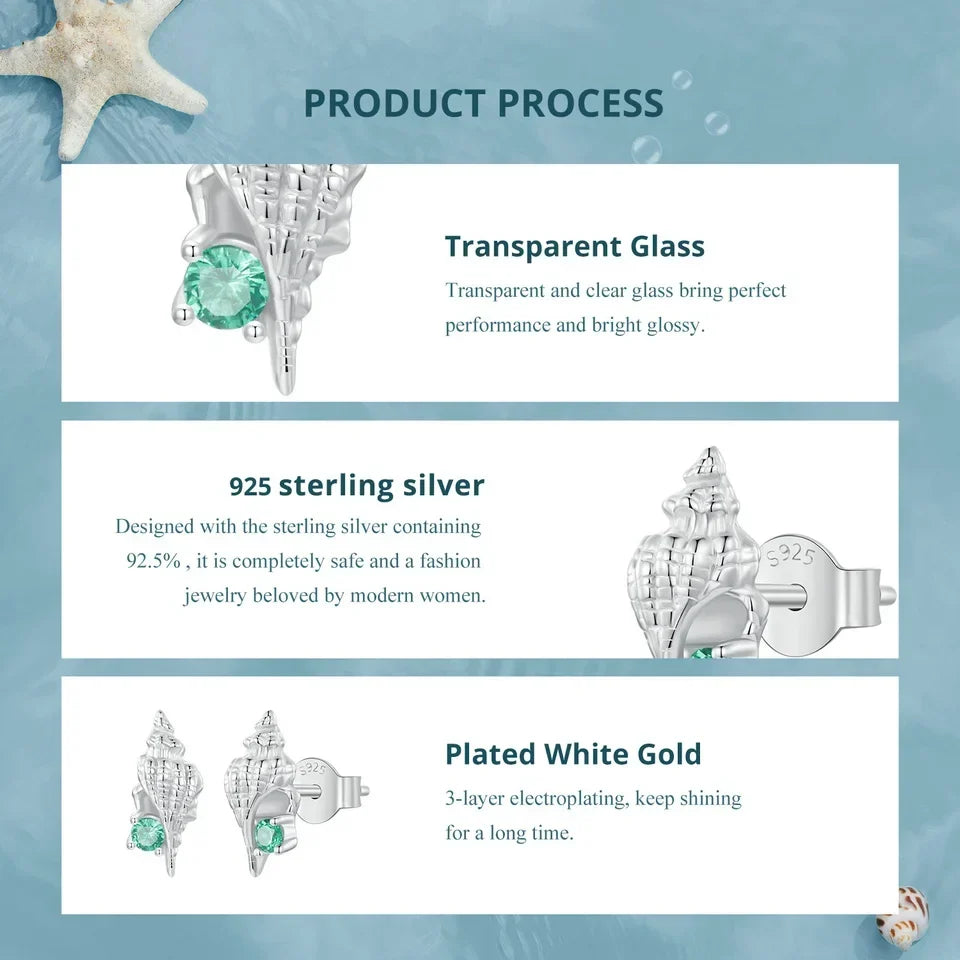 Ocean Shell Earrings