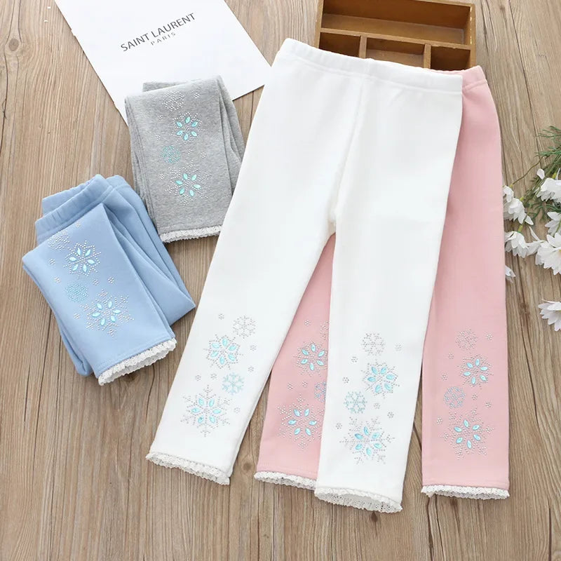 Frosty Sparkle Winter Leggings