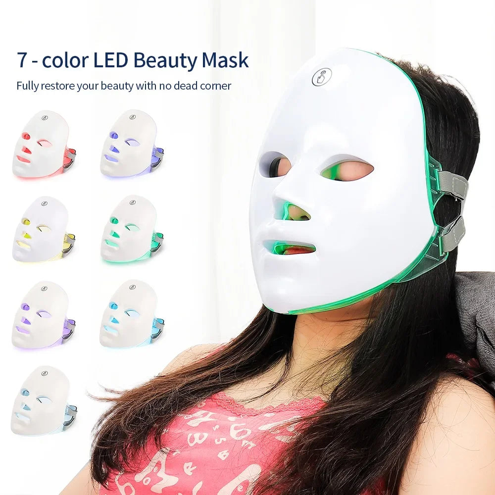 AuraLuz — Máscara Facial LED 7 Cores