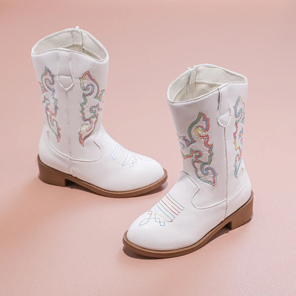 Little Cowgirl Embroidered Boots