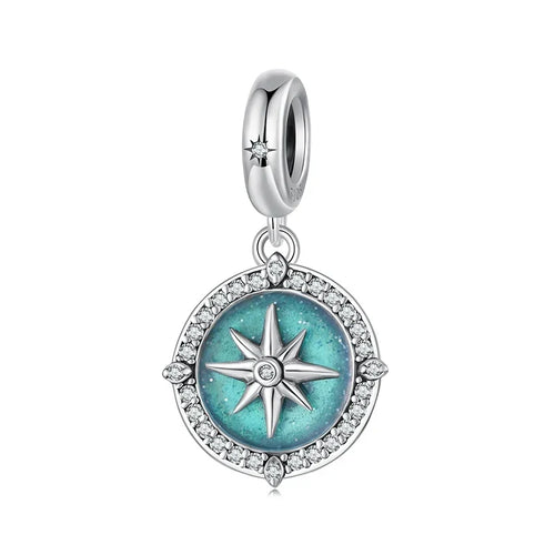 Ocean's Compass Charm