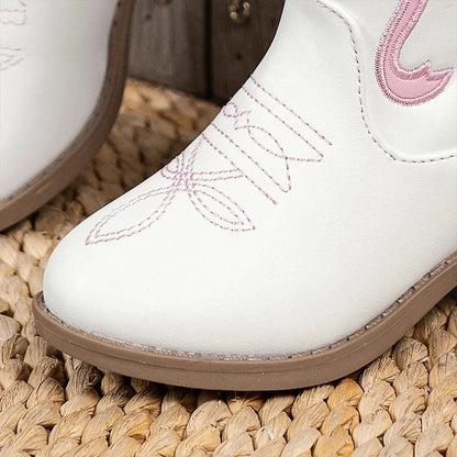 Pink Bow Cowgirl Boots
