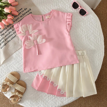 Pink Daisy Delight Girls’ Set
