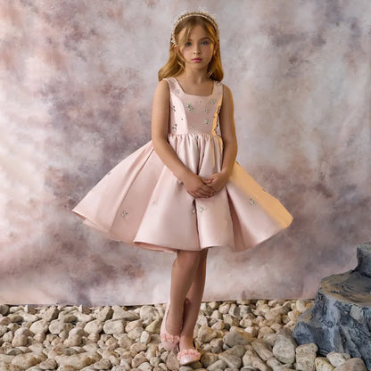 Blush Bloom Crystal Dress