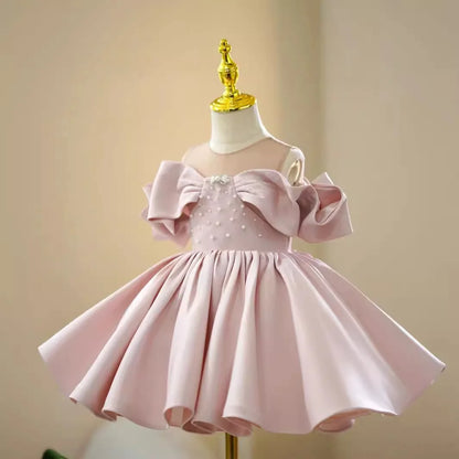 Blush Pearl Princess Party Dress