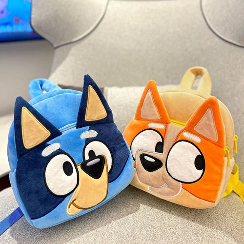 Plush Puppy Character Backpack