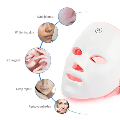 AuraLuz — Máscara Facial LED 7 Cores