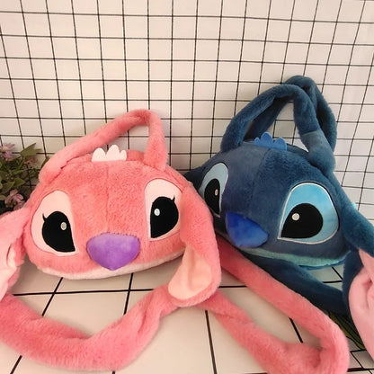 Plush Blue Character Bag