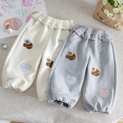 Happy Kitty Ruffle Pants