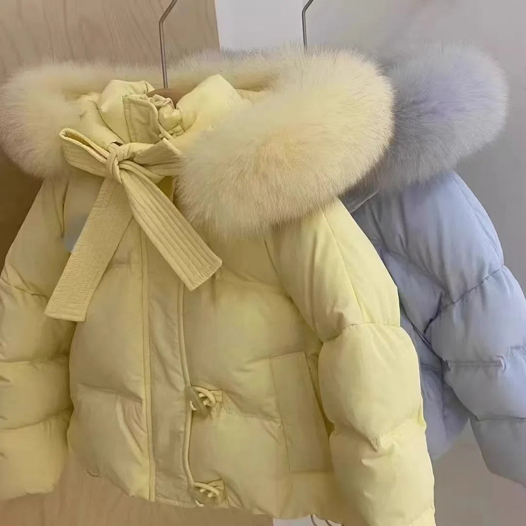 Winter Bow Charm Coat