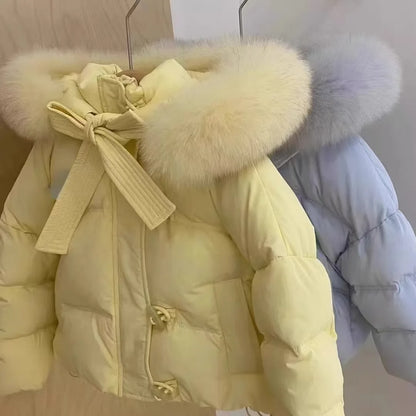 Winter Bow Charm Coat