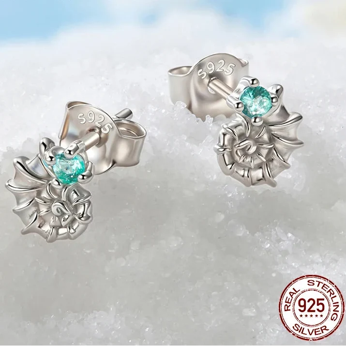 Sea Spiral Earrings