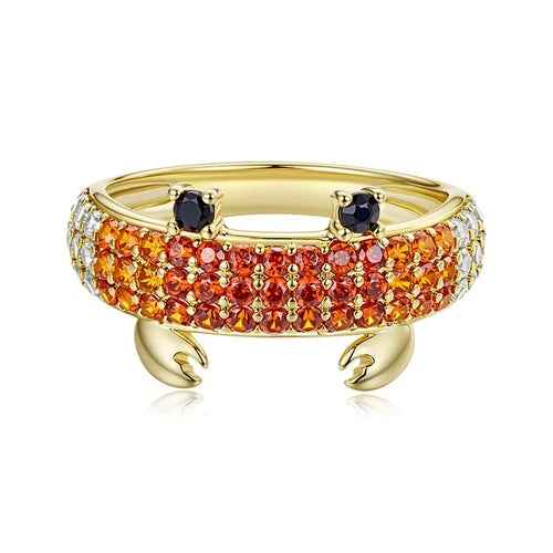 Ruby Crab Ring