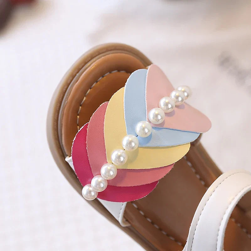 Rainbow Pearl Sandals